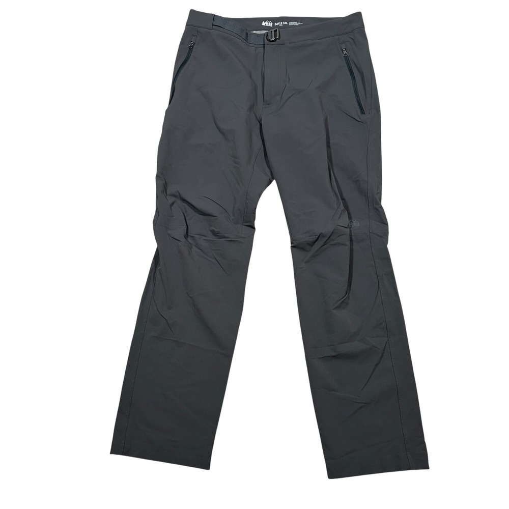 REI Co-op Activator Soft Shell Pants Mens 34x31 Zip Pockets Hiking Climbing - Picture 3 of 14